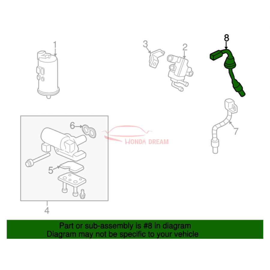 Sensor oxygen (36532-P3F-A01) - 3