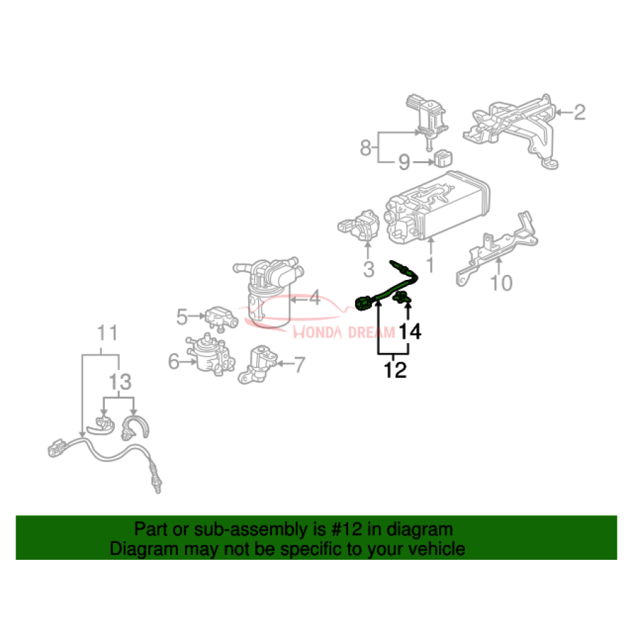 Sensor oxygen (36532-PCX-A01) - 2