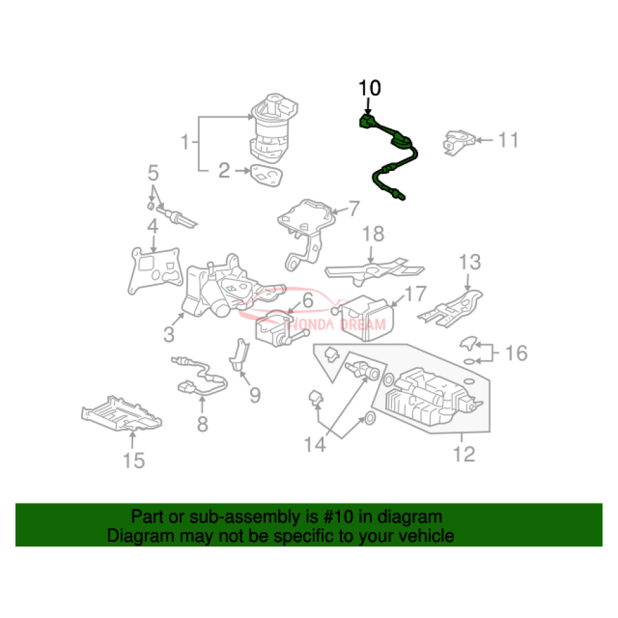 Sensor oxygen (36532-RAD-L12) - 3