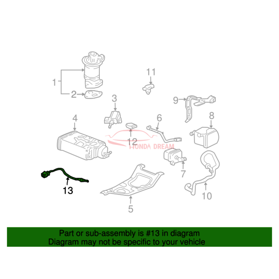 Sensor oxygen (36532-RJA-004) - 3