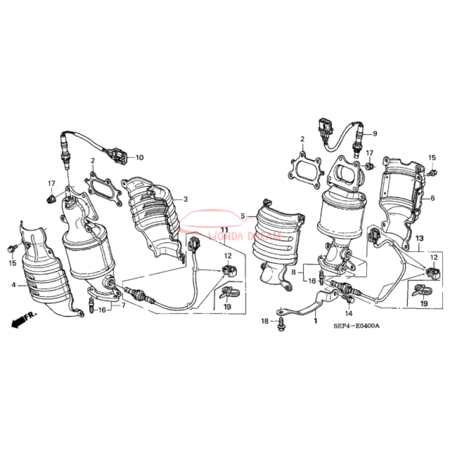 Sensor oxygen (36532-RKB-004) - 2