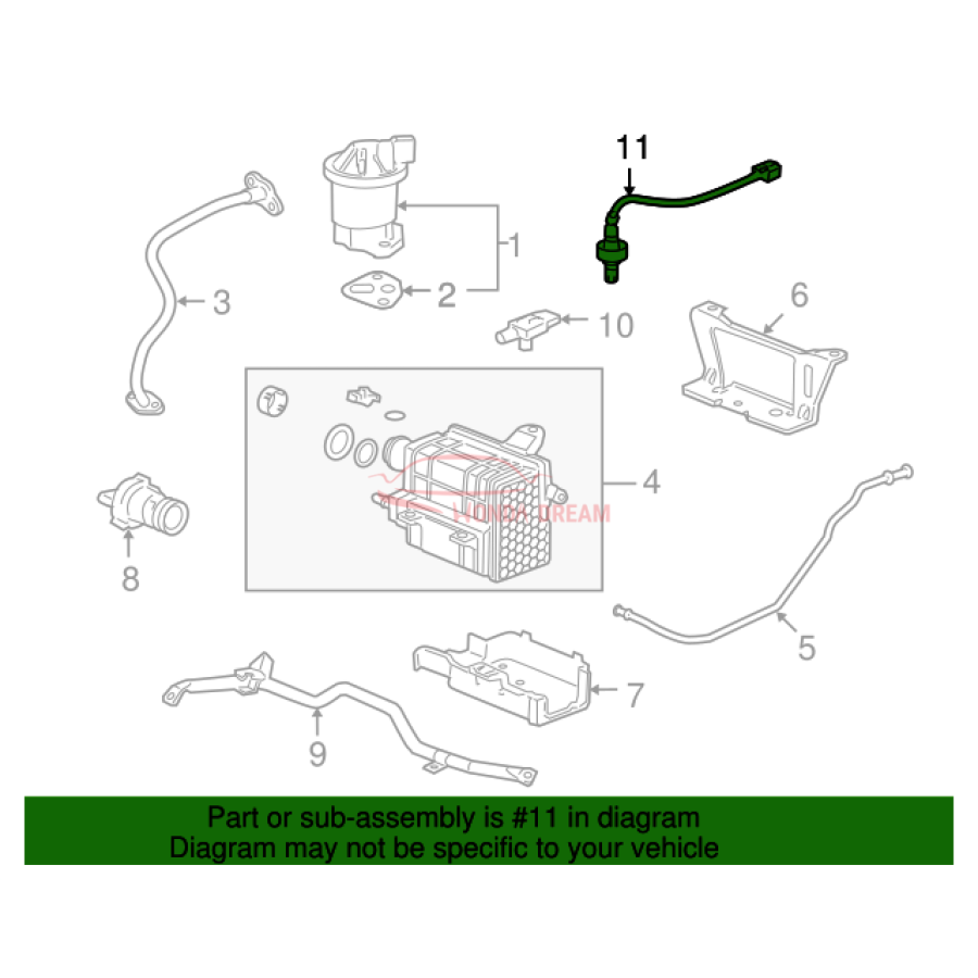 Sensor oxygen (36532-RRA-004) - 2