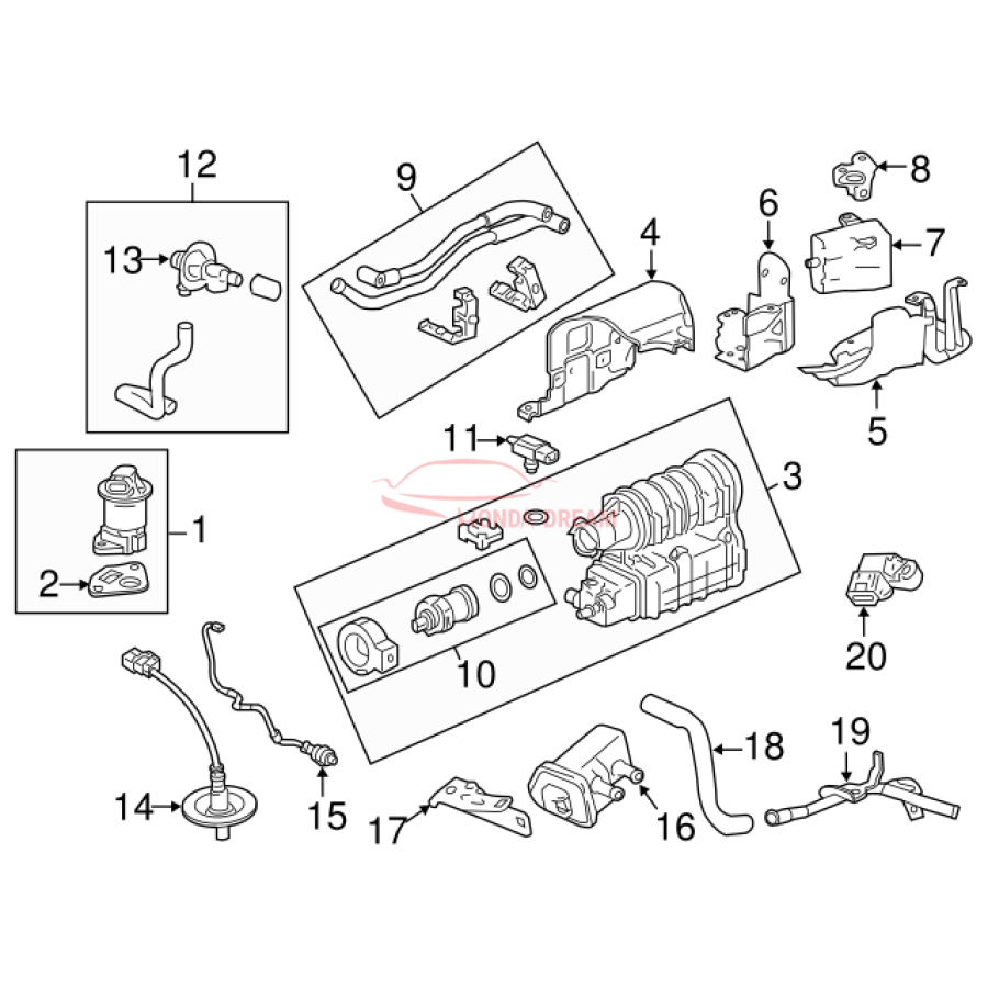 Sensor oxygen (36532-RTW-G03) - 2