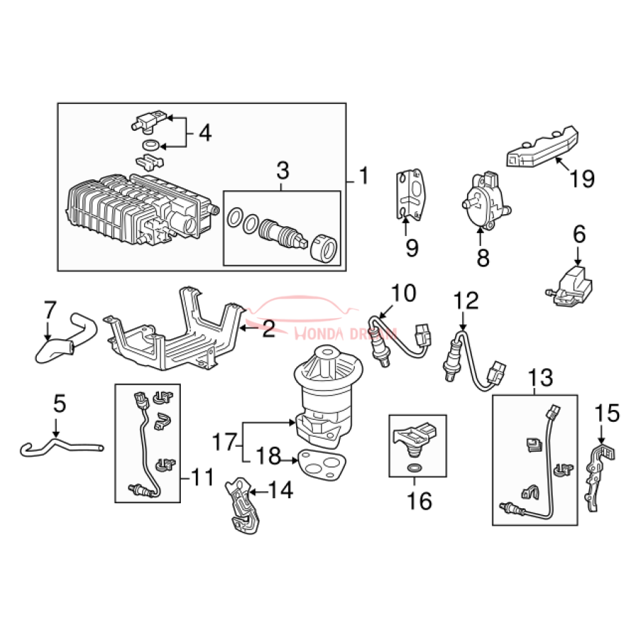 Sensor oxygen (36542-R71-L01) - 2