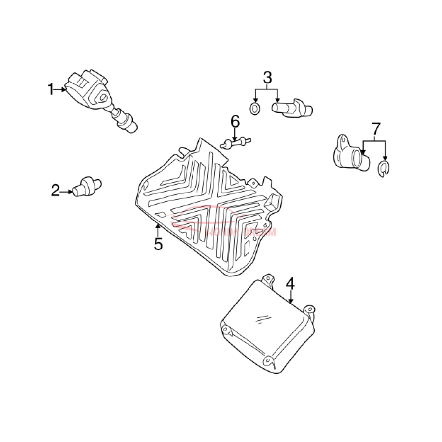 Camshaft position sensor (37510-PCX-003) - 3