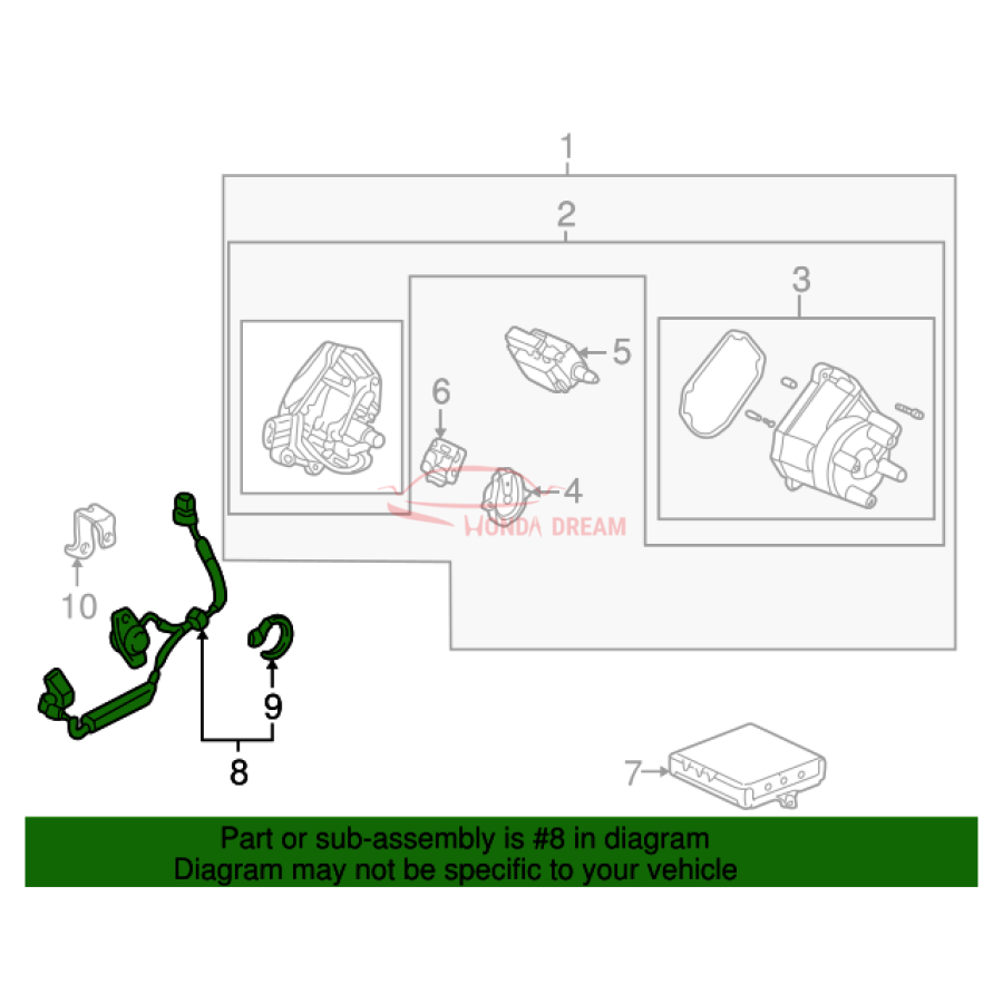 Crankshaft position sensor (37840-P0A-A01) - 2