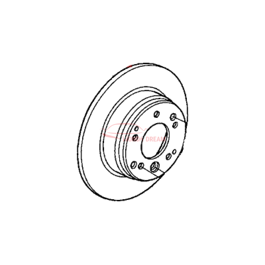 Disk, Rear Brake (42510-SCA-E00) - 1