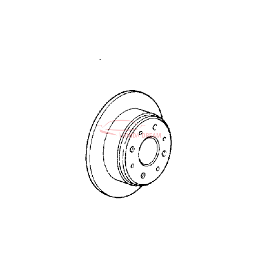 Disk, Rear Brake (42510-SE0-000) - 1