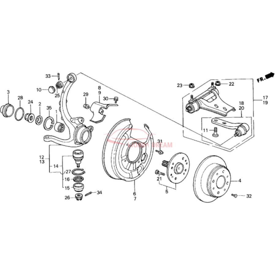 Disk, Rear Brake (42510-SE0-000) - 2