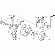 Disk, Rear Brake (42510-SE0-010)