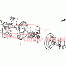 Disk, Rear Brake (42510-SF0-000) - 3