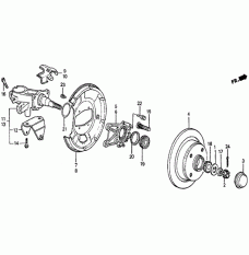 Disk, Rear Brake (42510-SF0-000)