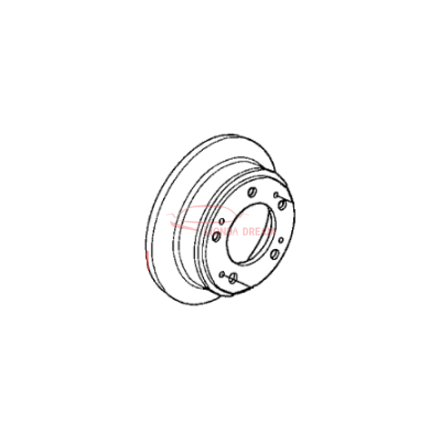 Disk, Rear Brake (42510-SFY-000) - 1