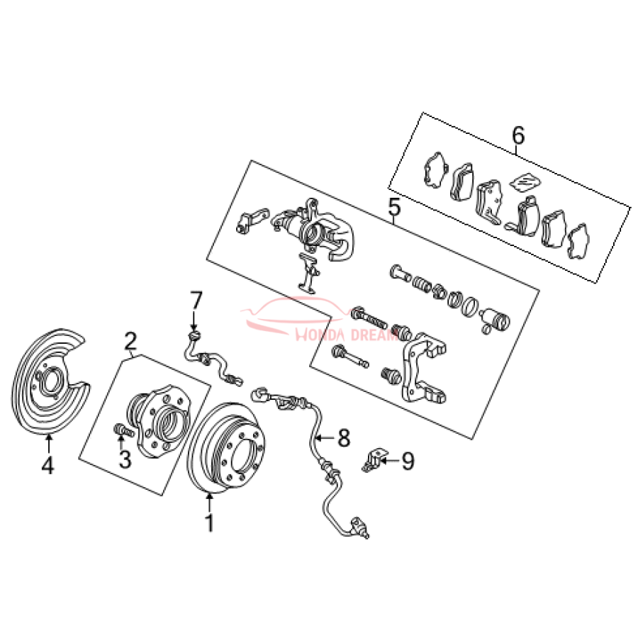 Disk, Rear Brake (42510-SFY-000) - 2