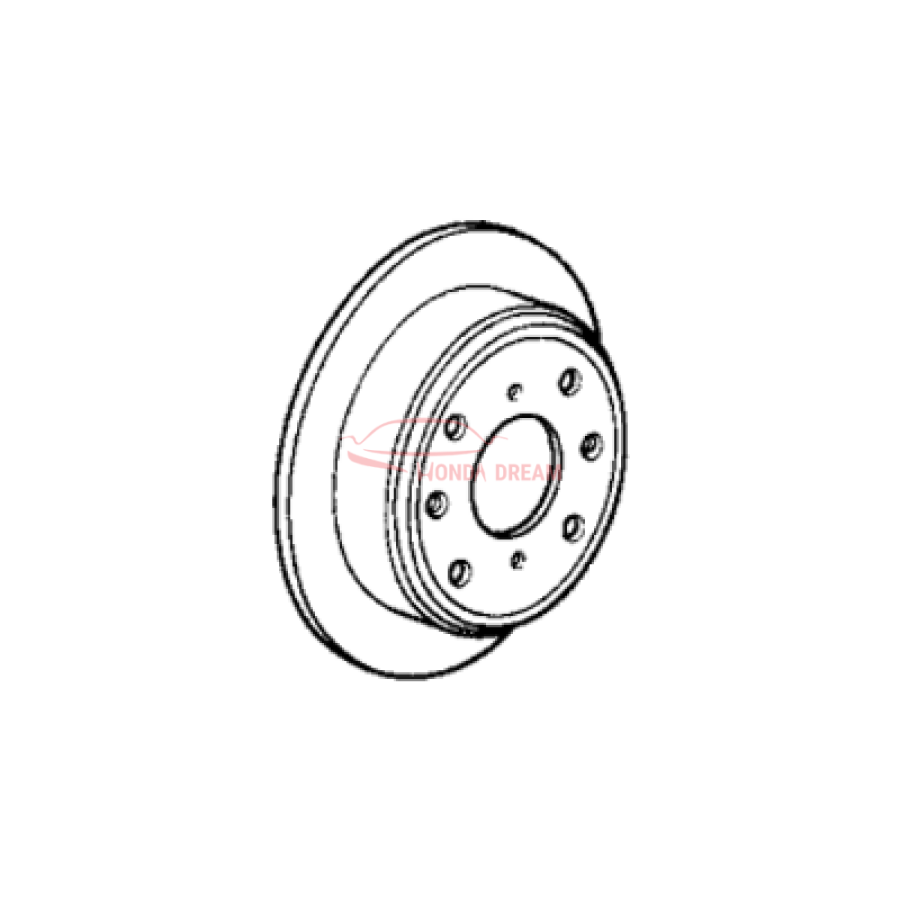 Disk, Rear Brake (42510-SH3-000) - 1