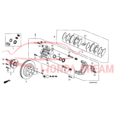 Disk, Rear Brake (42510-SJA-000) - 3