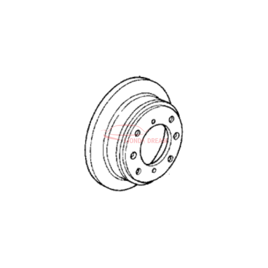 Disk, Rear Brake (42510-SS0-J00) - 1