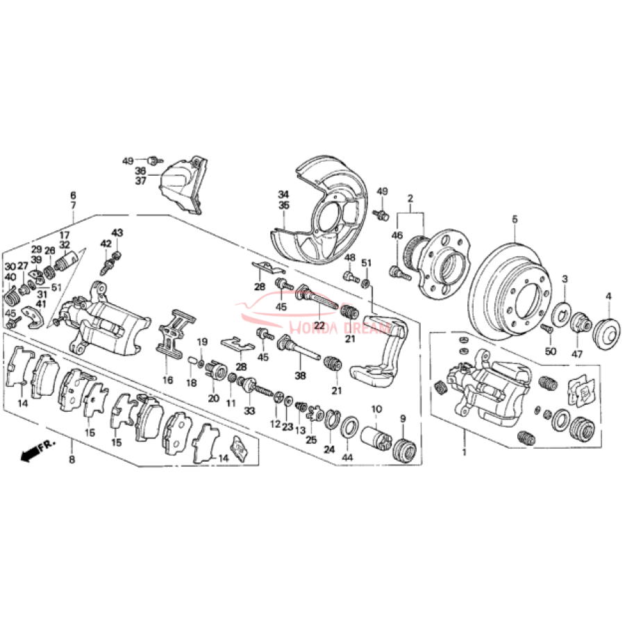 Disk, Rear Brake (42510-SS0-J00) - 2