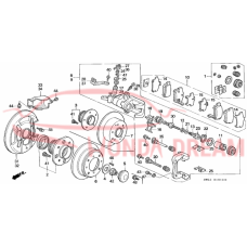 Disk, Rear Brake (42510-SW5-J00) - 3