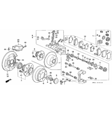 Disk, Rear Brake (42510-SW5-J00)