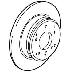 Disk, Rear Brake (42510-SZ3-N00)