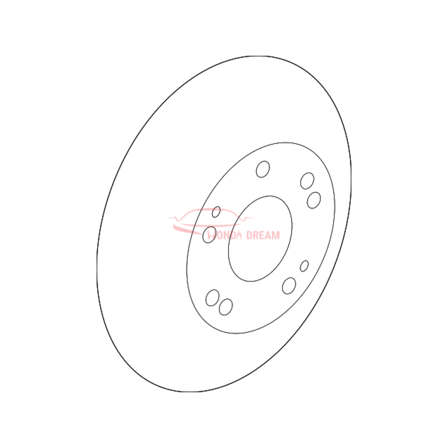 Disk, Rear Brake (42510-SZT-000) - 1