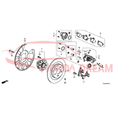 Disk, Rear Brake (42510-TGV-A00) - 3