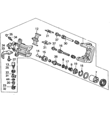 Caliper Sub-Assembly, Right Rear (43018-S2A-003)