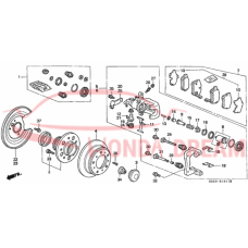 Caliper Sub-Assembly, Right Rear (43018-S84-A12) - 3