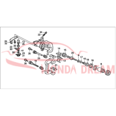 Caliper Sub-Assembly, Right Rear (43018-S84-A53) - 3