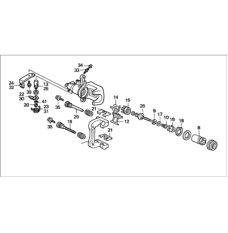 Caliper Sub-Assembly, Right Rear (43018-S84-A53)