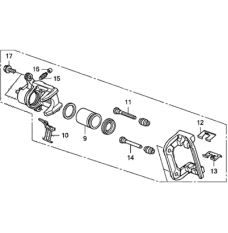 Caliper Sub-Assembly, Right Rear (43018-SWA-A10)