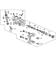 Caliper Sub-Assembly, Right Rear (43018-SZT-G00)