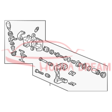 Caliper Sub-Assembly, Right Rear (43018-SZT-G01) - 4