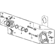 Caliper Sub-Assembly, Right Rear (43018-T0G-A00)