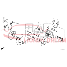 Caliper Sub-Assembly, Right Rear (43018-T6N-A53) - 3