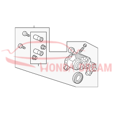 Caliper Sub-Assembly, Right Rear (43018-TGG-A02) - 4