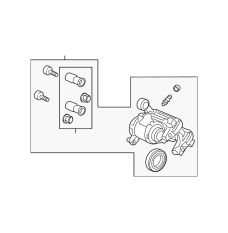 Caliper Sub-Assembly, Right Rear (43018-TGH-A02)