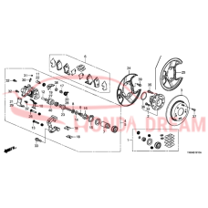 Caliper Sub-Assembly, Right Rear (43018-TR0-A00) - 3