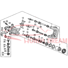 Caliper Sub-Assembly, Left Rear (43019-S2A-003) - 3