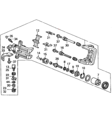 Caliper Sub-Assembly, Left Rear (43019-S2A-003)