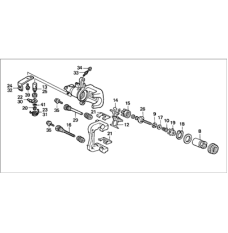 Caliper Sub-Assembly, Left Rear (43019-S84-A53)