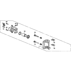 Caliper Sub-Assembly, Left Rear (43019-SZ3-A01)