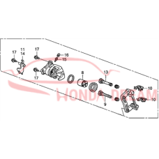 Caliper Sub-Assembly, Left Rear (43019-TA0-A52) - 3