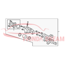 Caliper Sub-Assembly, Left Rear (43019-TLA-A01) - 4