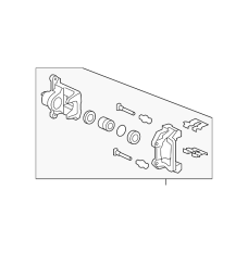 Caliper Sub-Assembly, Left Rear (43019-TZ5-A01)