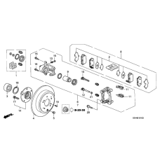 SET,PAD RR (AXS38 (43022-S3V-A03)