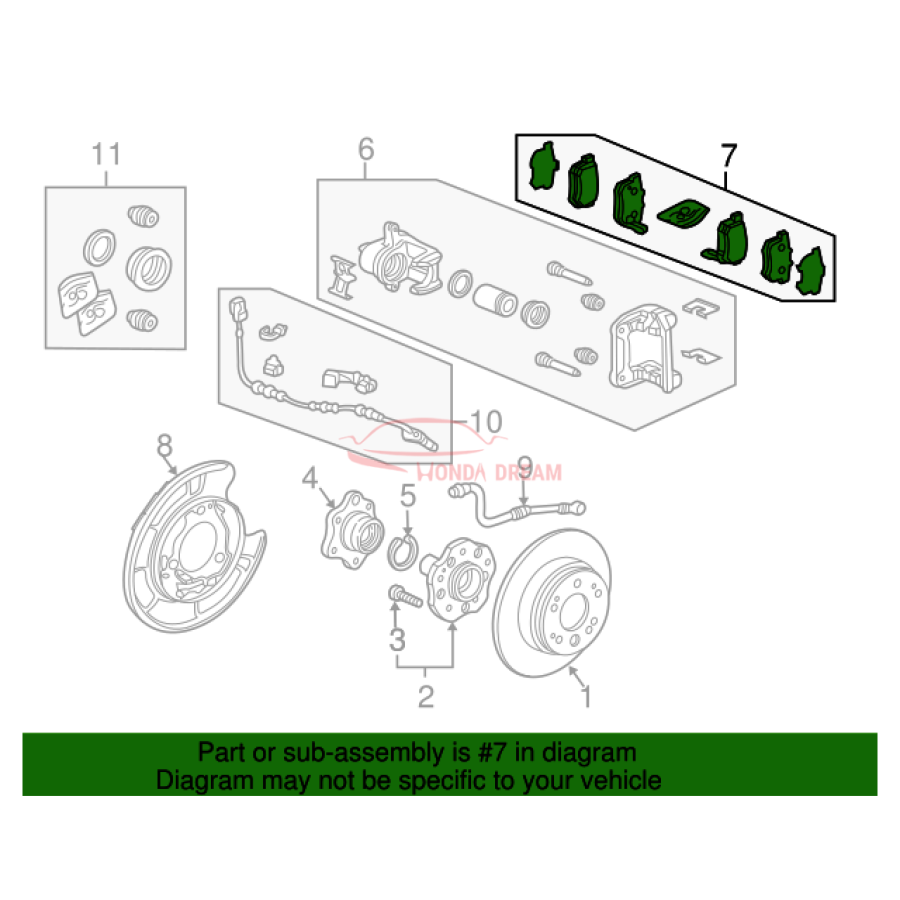 SET,PAD RR (43022-SCV-A01) - 3