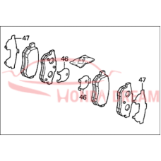 SET PAD (9CLP) (43022-SF1-000) - 3