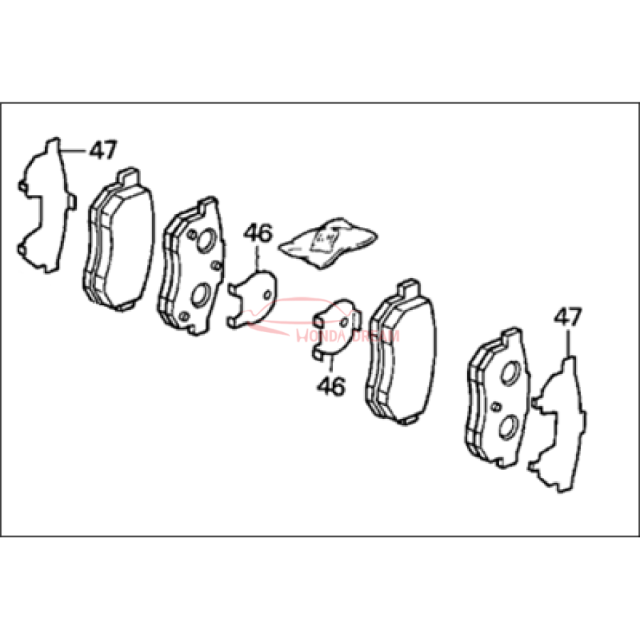 SET PAD (9CLP) (43022-SF1-000) - 1